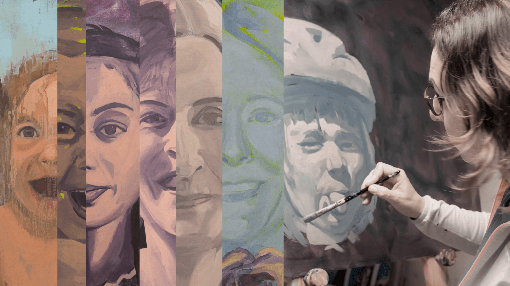 Weibs-Bilder

Mit Freude präsentiert die Malerin ihre aktuelle Portraitserie von Tiroler Frauen. Ihre Intention ist es, Frauen zu ermutigen, über sich hinaus zu wachsen und etwas aus ihrem Leben zu machen.

Gletschermilch

In zwei Bildfolgen werden unterschiedliche Sichtweisen auf die Berge gezeigt. Einerseits stellt die Künstlerin die Schönheit der Natur in den Mittelpunkt, sie spannt dann aber den Bogen weiter – in Richtung Klimawandel.